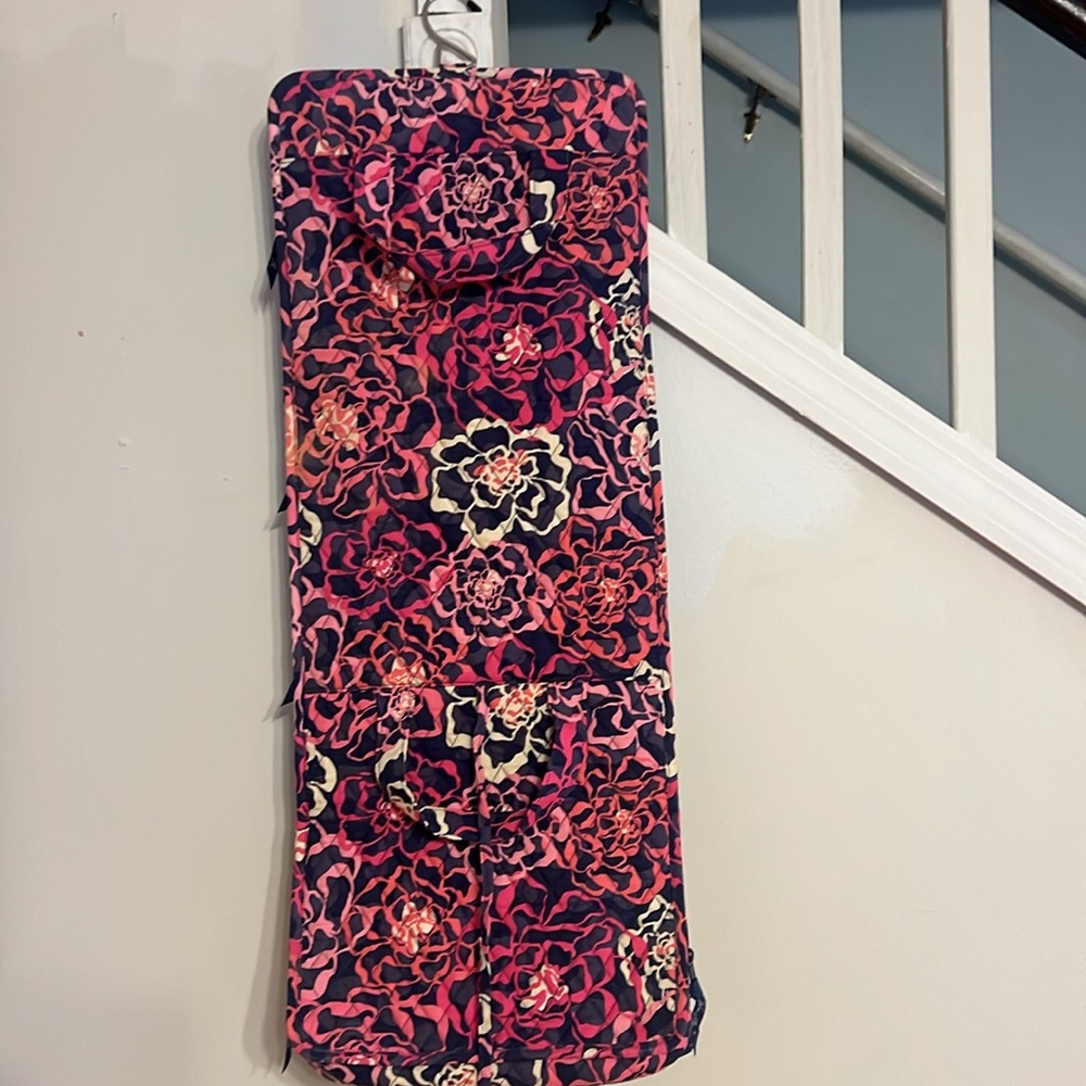 Vera Bradley hanging toiletry bag.